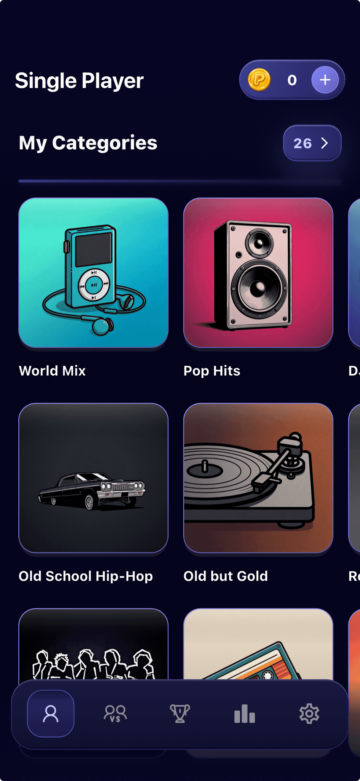 Panic Singer music categories